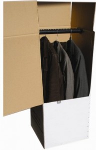 Šatní box na přepravu šatů